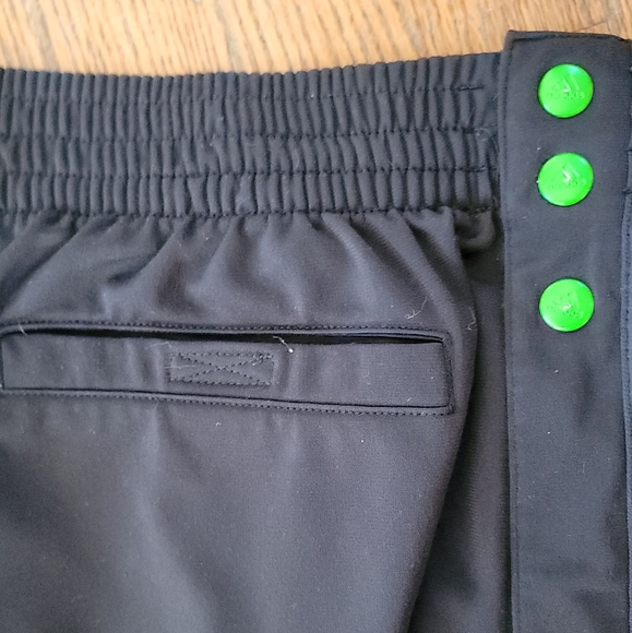 Adidas snap side warm up pants, 2X - Picture 4 of 5